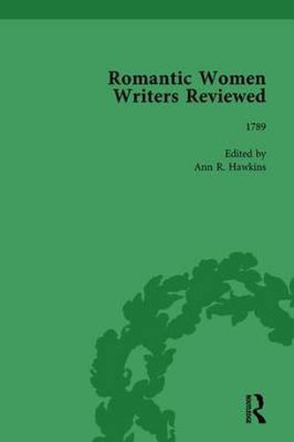 Cover image for Romantic Women Writers Reviewed, Part I Vol 1