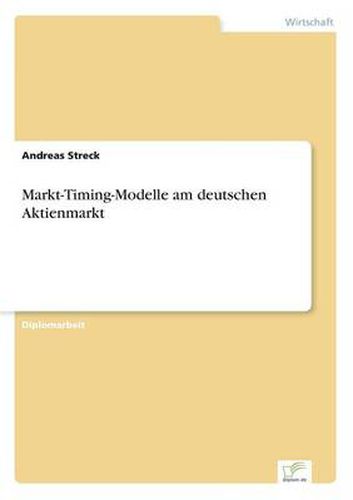 Cover image for Markt-Timing-Modelle am deutschen Aktienmarkt