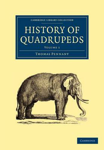 Cover image for History of Quadrupeds