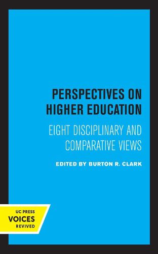 Cover image for Perspectives on Higher Education: Eight Disciplinary and Comparative Views