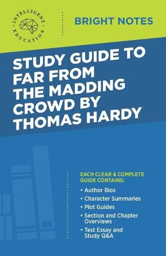 Cover image for Study Guide to Far from the Madding Crowd by Thomas Hardy