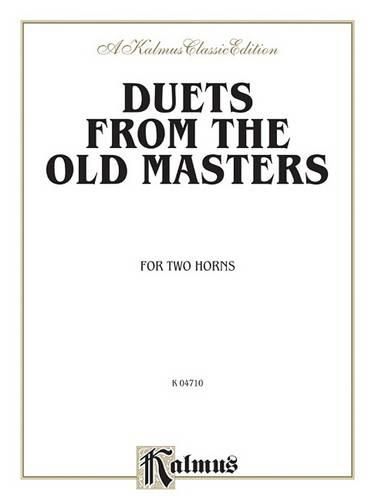 Cover image for Duets from the Old Masters for Two Horns