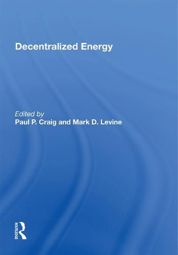 Cover image for Decentralized Energy