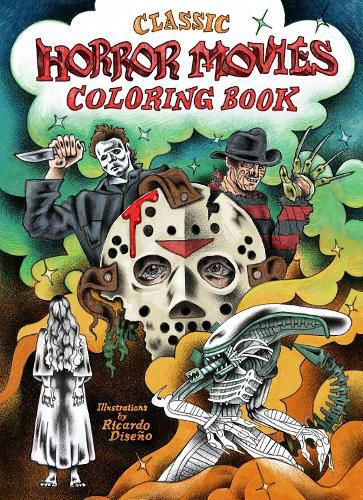 Cover image for Classic Horror Movies Coloring Book