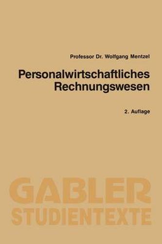 Cover image for Personalwirtschaftliches Rechnungswesen