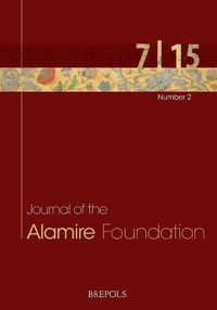 Cover image for Journal of the Alamire Foundation 7/2 - 2015