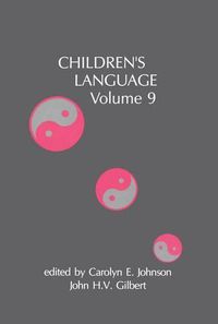 Cover image for Children's Language: Volume 9