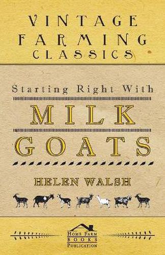 Cover image for Starting Right With Milk Goats