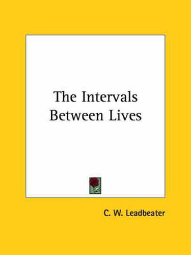 Cover image for The Intervals Between Lives