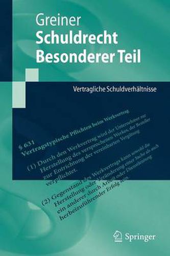 Cover image for Schuldrecht Besonderer Teil: Vertragliche Schuldverh ltnisse