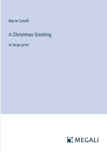 Cover image for A Christmas Greeting