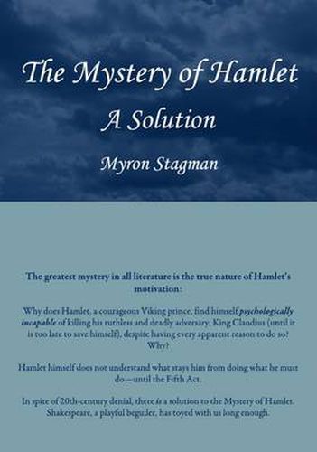 Cover image for The Mystery of Hamlet: A Solution