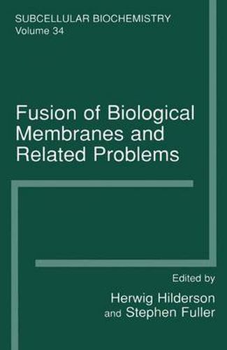 Cover image for Fusion of Biological Membranes and Related Problems: Subcellular Biochemistry