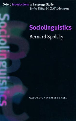 Cover image for Sociolinguistics