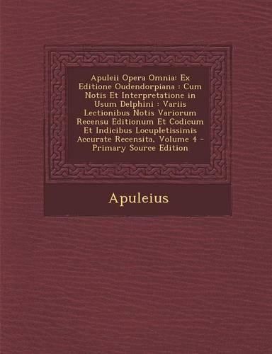 Cover image for Apuleii Opera Omnia