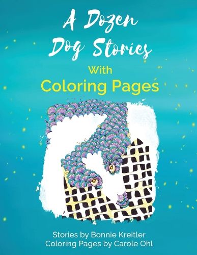 Cover image for A Dozen Dog Stories With Coloring Pages