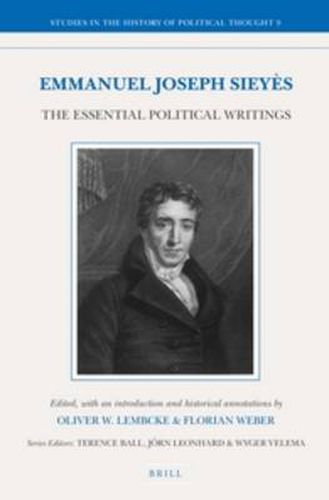 Emmanuel Joseph Sieyes: The Essential Political Writings