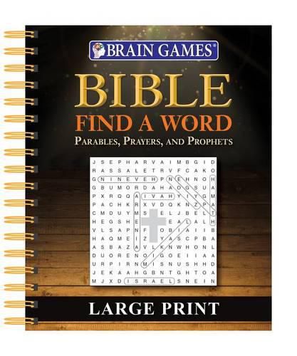 Cover image for Brain Games - Bible Find a Word - Large Print