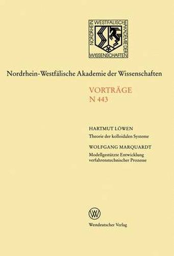 Cover image for Nordrhein-Westfalische Akademie der Wissenschaften: Natur-, Ingenieur- und Wirtschaftswissenschaften Vortrage * N 443