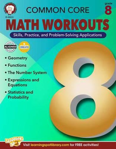 Cover image for Common Core Math Workouts, Grade 8