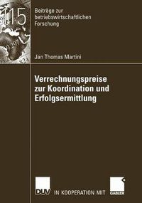 Cover image for Verrechnungspreise Zur Koordination Und Erfolgsermittlung