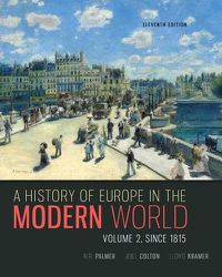 Cover image for A History of Europe in the Modern World, Volume 2