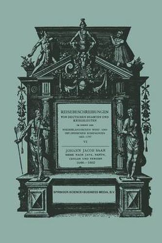 Cover image for Reise Nach Java, Banda, Ceylon Und Persien 1644-1660