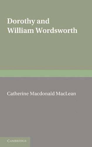 Cover image for Dorothy and William Wordsworth