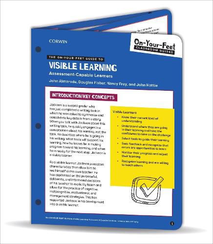 The On-Your-Feet Guide to Visible Learning: Assessment-Capable Learners