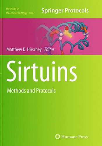 Cover image for Sirtuins: Methods and Protocols