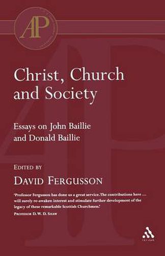 Cover image for Christ, Church and Society