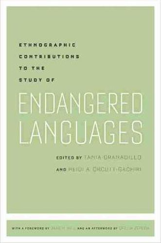 Cover image for Ethnographic Contributions to the Study of Endangered Languages