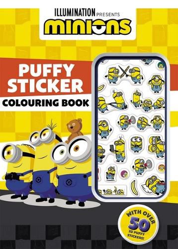 Cover image for Minions: Puffy Sticker Colouring Book (Universal)