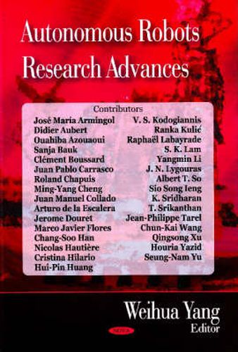 Cover image for Autonomous Robots Research Advances