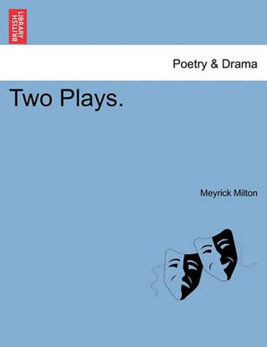 Cover image for Two Plays.