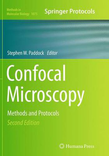 Cover image for Confocal Microscopy: Methods and Protocols