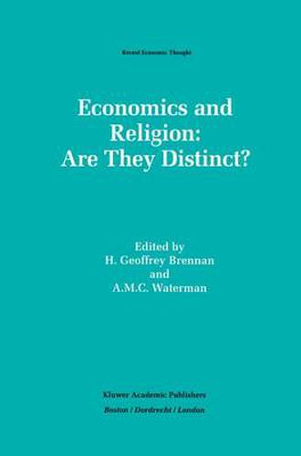 Cover image for Economics And Religion: Are They Distinct?