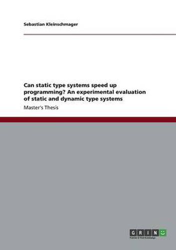 Cover image for Can static type systems speed up programming? An experimental evaluation of static and dynamic type systems