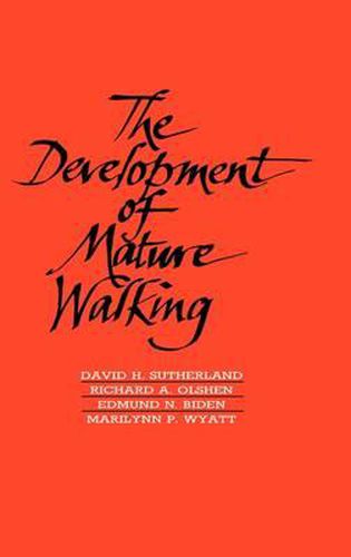 Cover image for The Development of Mature Walking