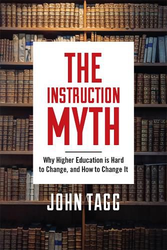 Cover image for The Instruction Myth: Why Higher Education is Hard to Change, and How to Change It