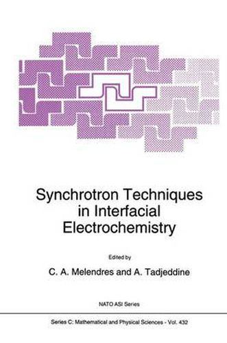 Cover image for Synchrotron Techniques in Interfacial Electrochemistry