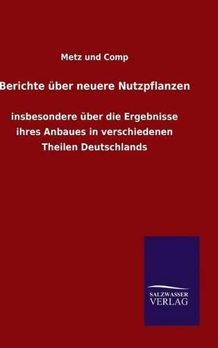 Cover image for Berichte uber neuere Nutzpflanzen