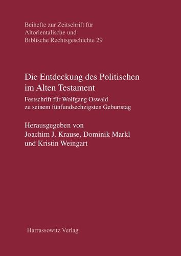Cover image for Die Entdeckung Des Politischen Im Alten Testament