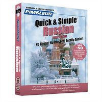 Cover image for Pimsleur Russian Quick & Simple Course - Level 1 Lessons 1-8 CD: Learn to Speak and Understand Russian with Pimsleur Language Programs