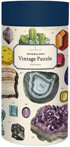 Cover image for Vintage Puzzle Mineralogy 1000 Pieces