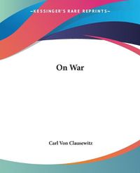 Cover image for On War