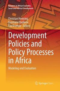 Cover image for Development Policies and Policy Processes in Africa: Modeling and Evaluation