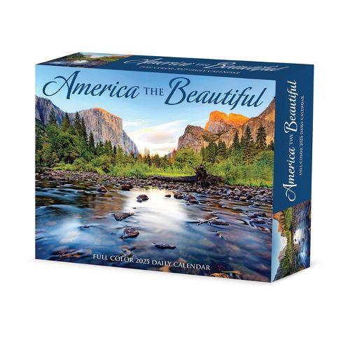 America the Beautiful 2026 5.4 X 6.2 Box Calendar