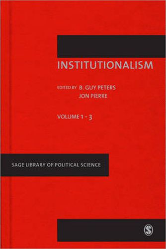 Cover image for Institutionalism