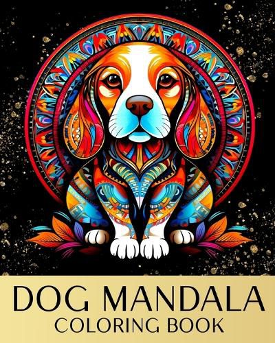 Cover image for Dog Mandala Coloring Book